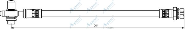 APEC BRAKING Bremžu šļūtene HOS3865